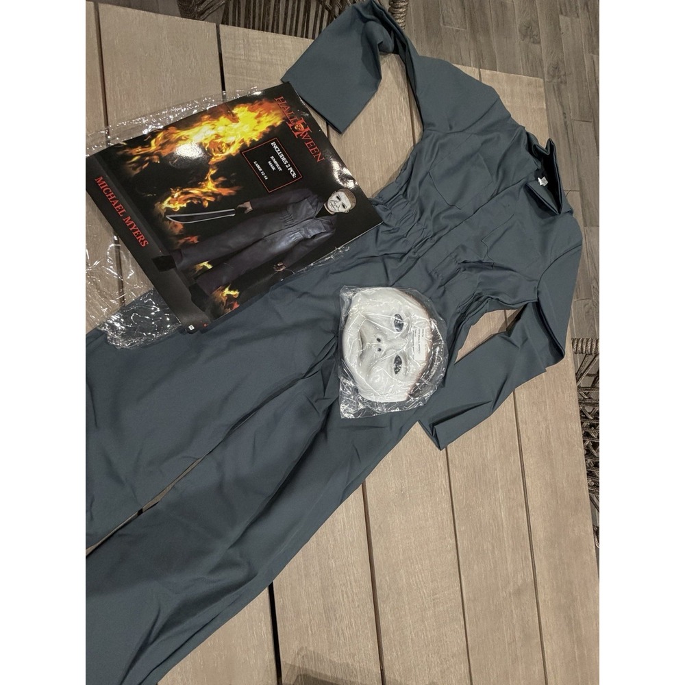 Michael Myers Costume Child Large 12-14 Years Halloween Dress Up Cosplay Horror